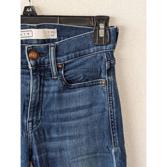 Women's AYR (All Year Round) The Chiller Skinny Blue Jeans Size 25W/30L - Picture 4 of 9